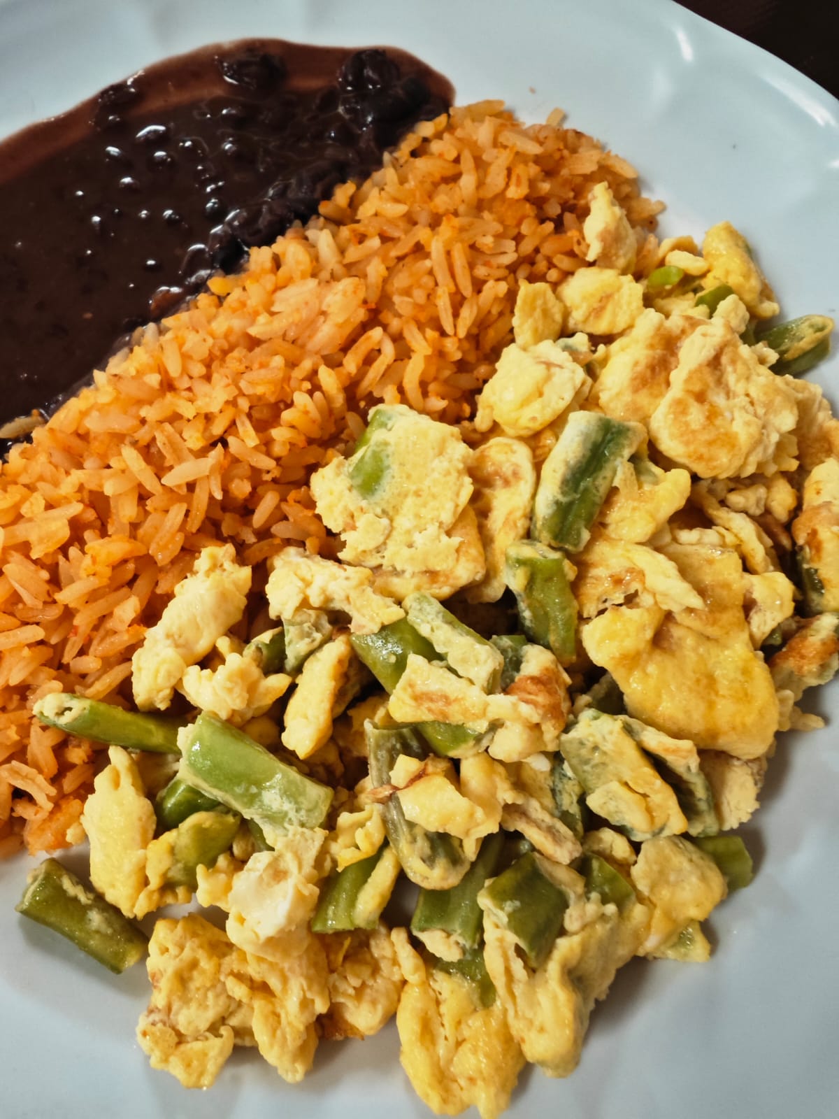 Huevos con ejotes
